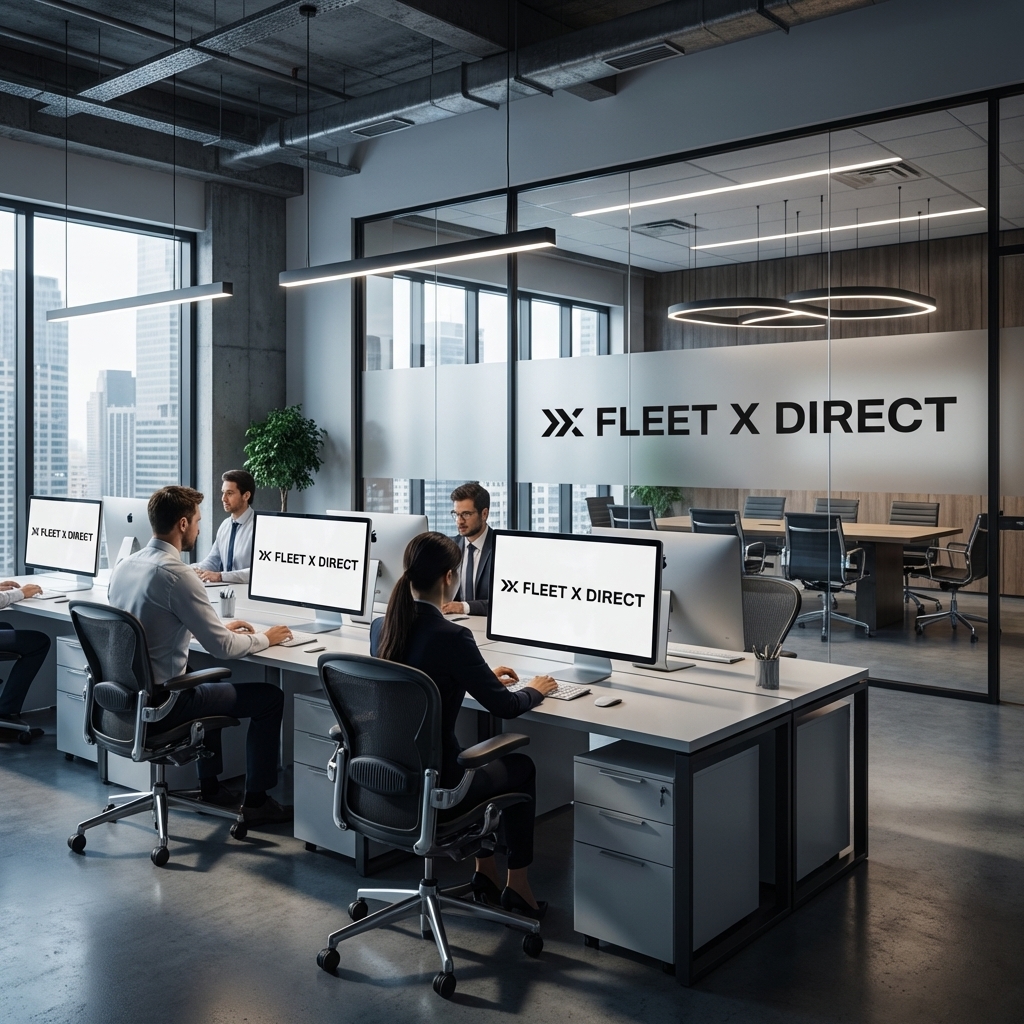 Modern brokerage office